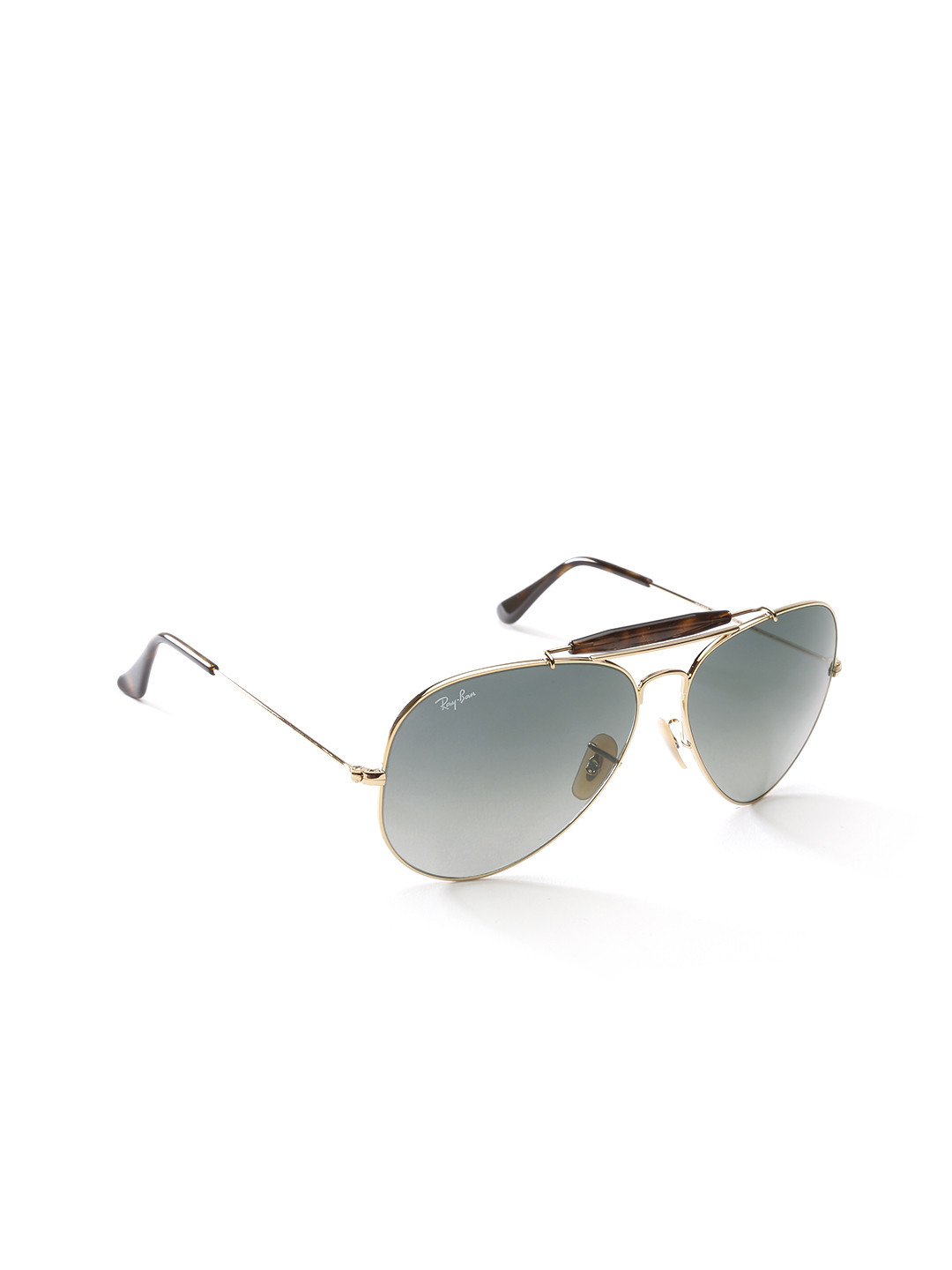 

Ray-Ban Unisex Gradient Grey Lens Pilot Sunglasses - 0RB3029181/7162, Green