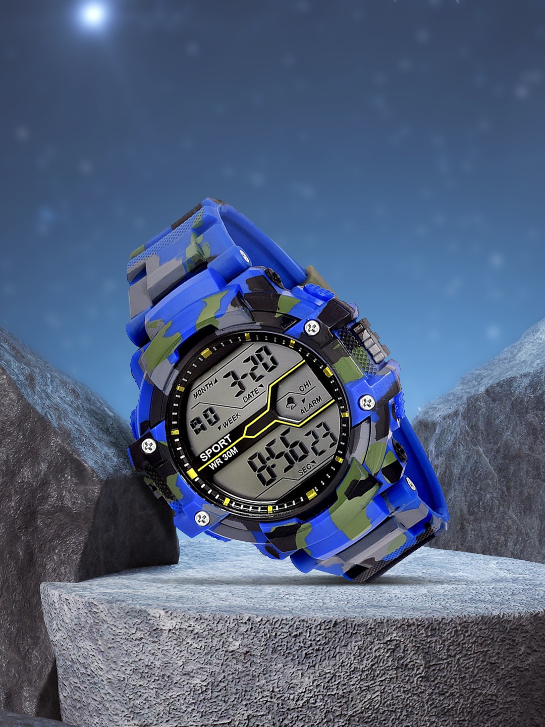 

SWADESI STUFF Boys Multicoloured Digital Watch SDS 77 BLUE, Multi