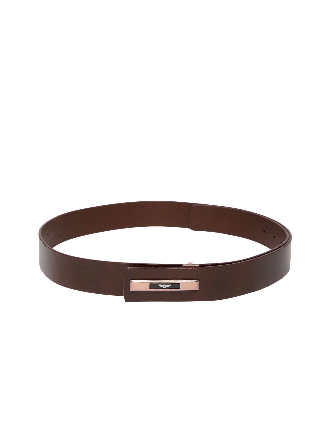 

Park Avenue Men Brown Solid Leather Belt