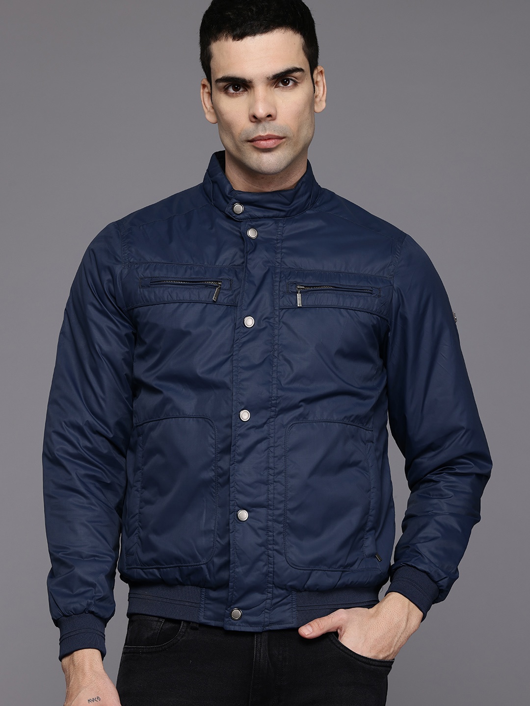 

Louis Philippe Reversible Tailored Jacket, Navy blue