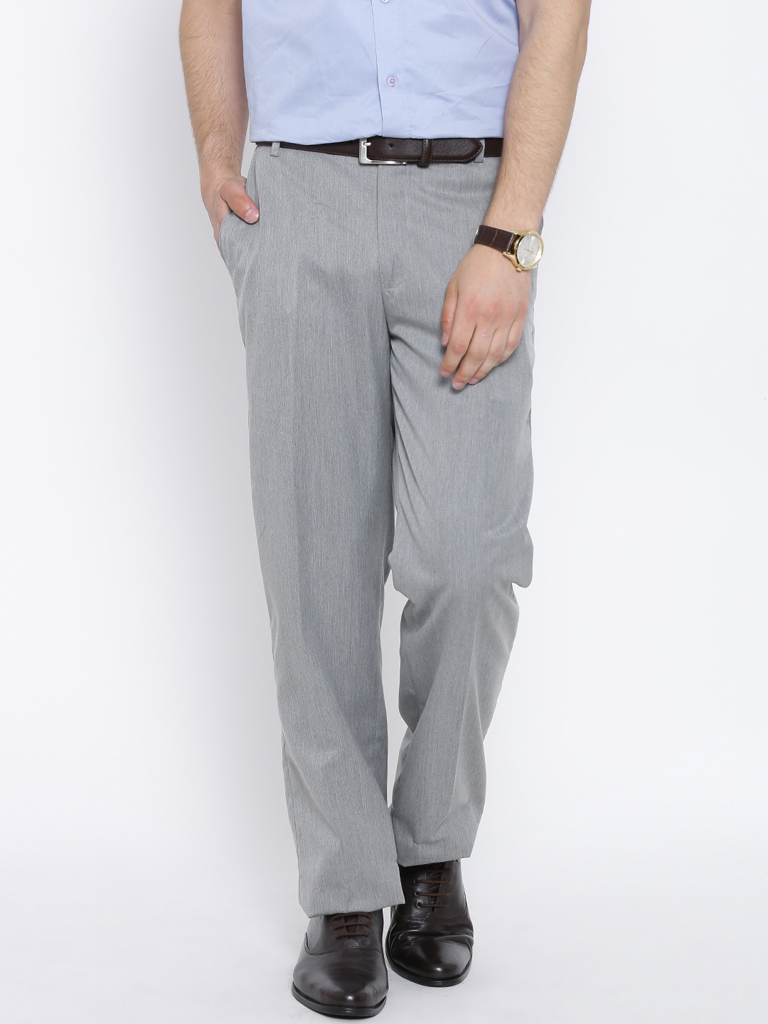 

John Players Grey Formal Trousers