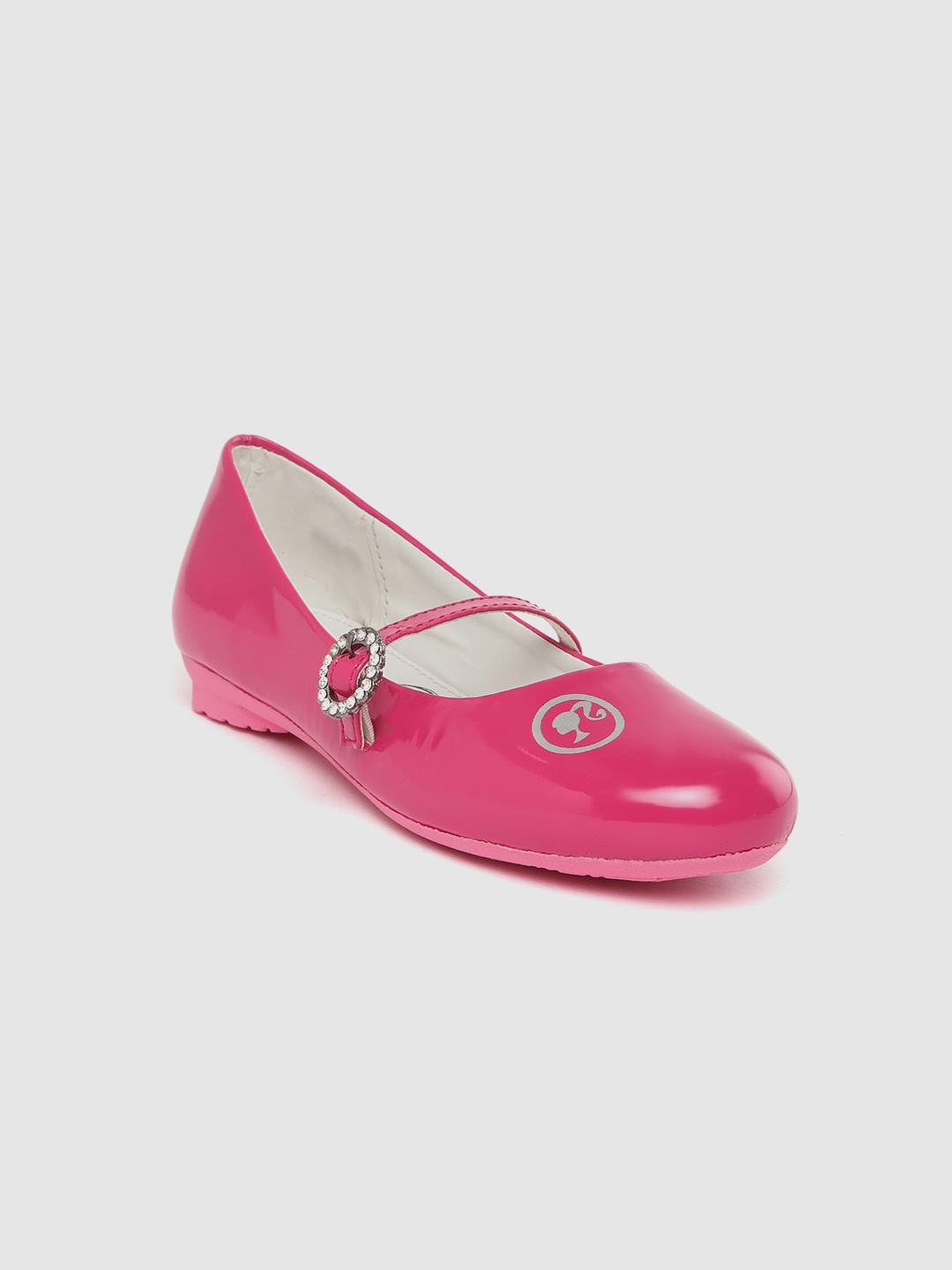 

toothless Girls Fuchsia Pink Solid Barbie Mary Janes