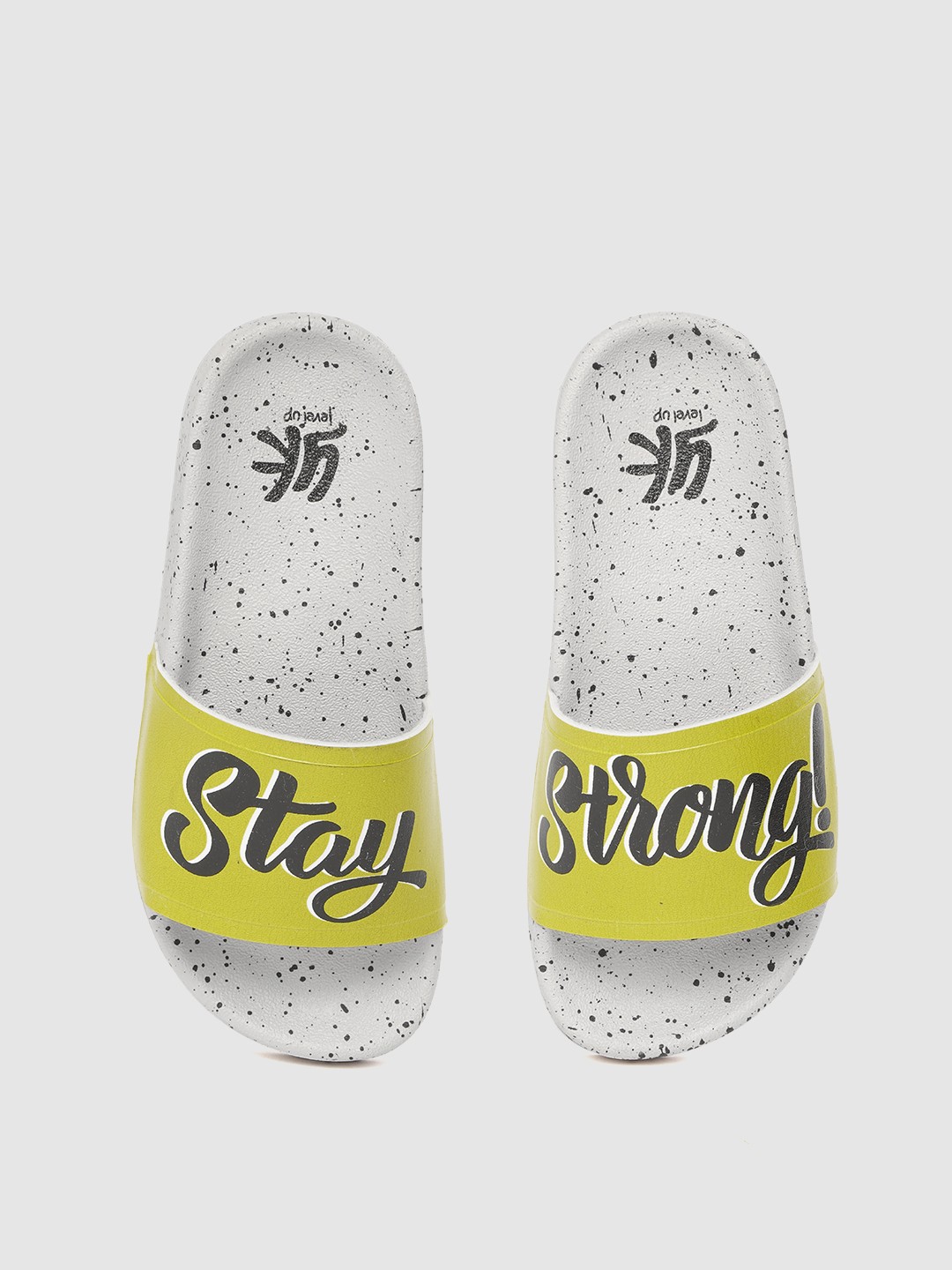 

YK Boys Lime Green & Black Typography Print Sliders