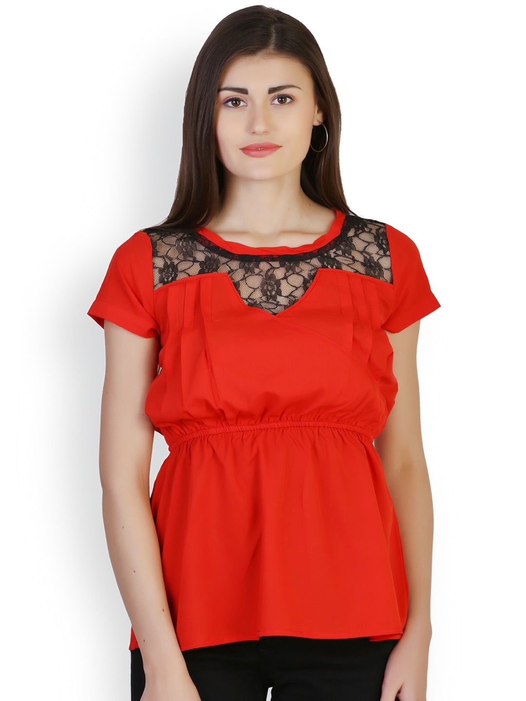 

Belle Fille Red Top