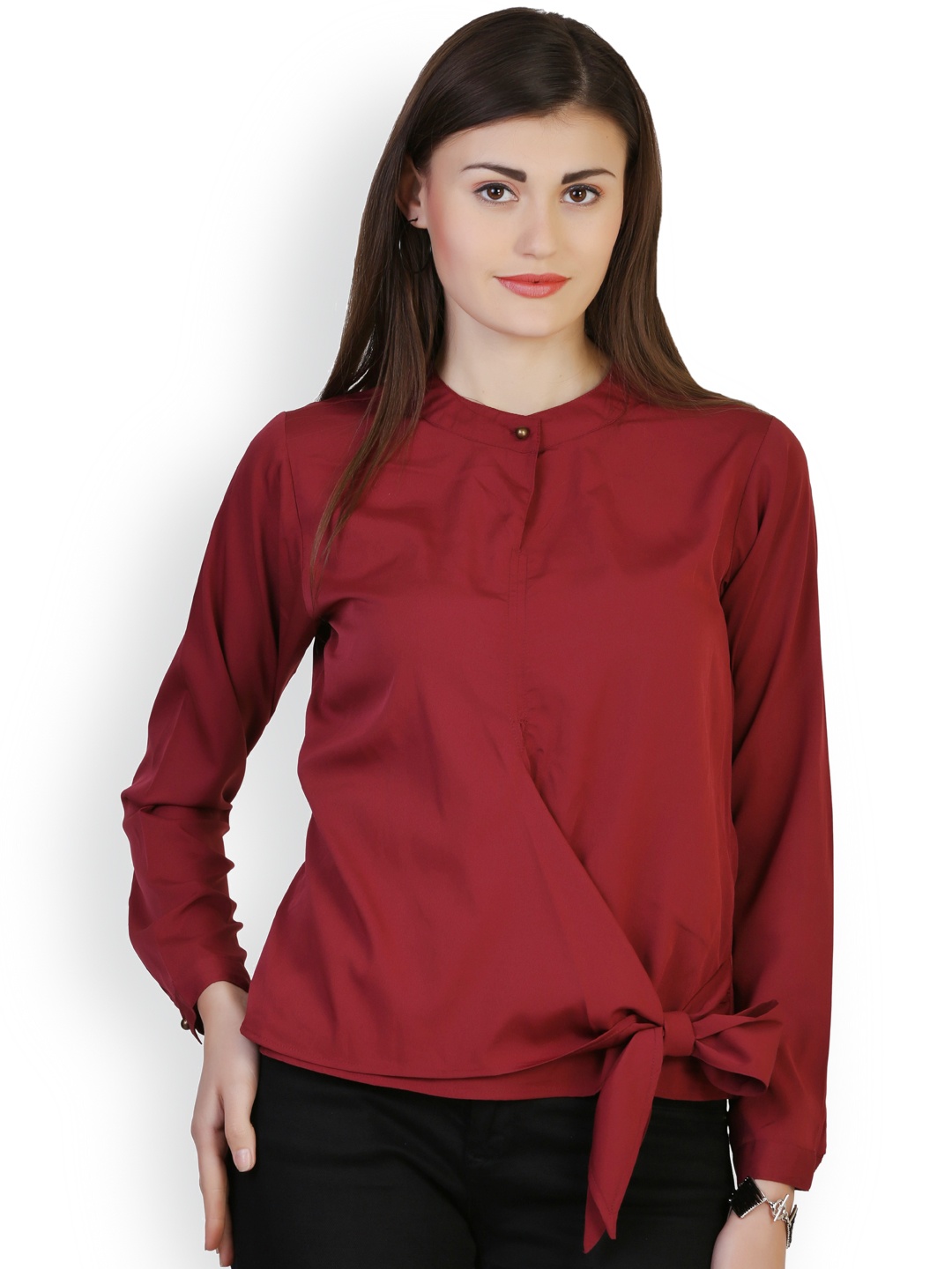 

Belle Fille Maroon Top