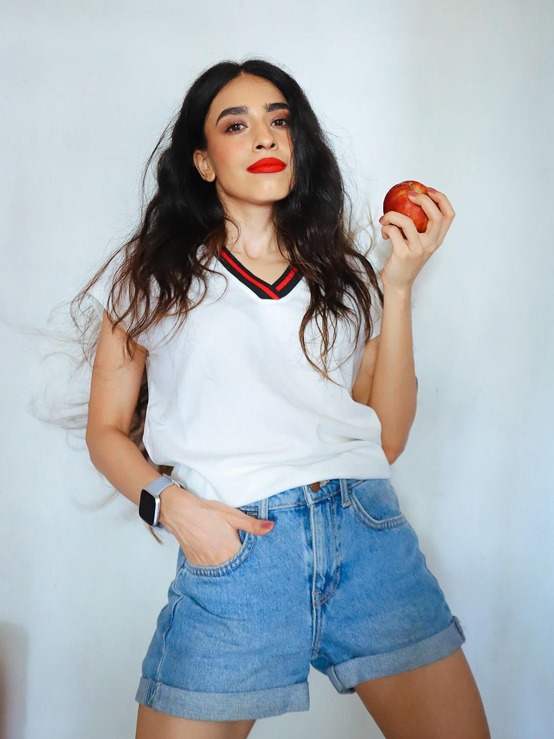 

Mast & Harbour Women White Solid Top