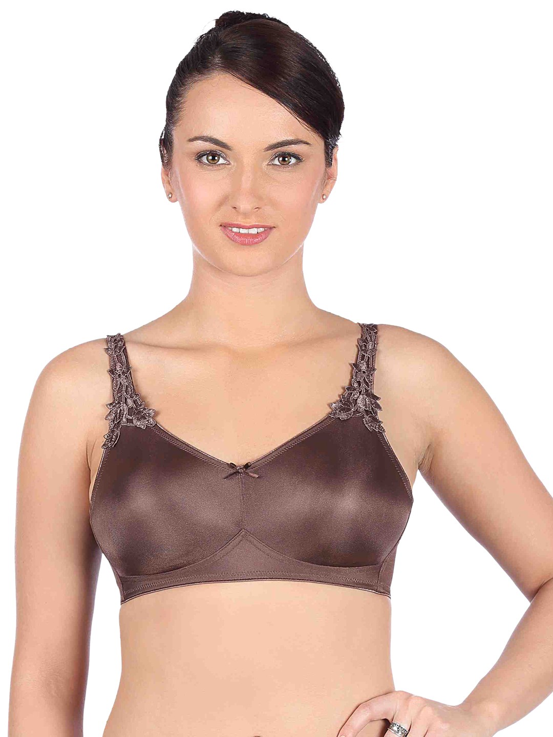 

Triumph Minimizer 21 Wireless Non Padded Comfortable High Support Big-Cup Bra, Brown