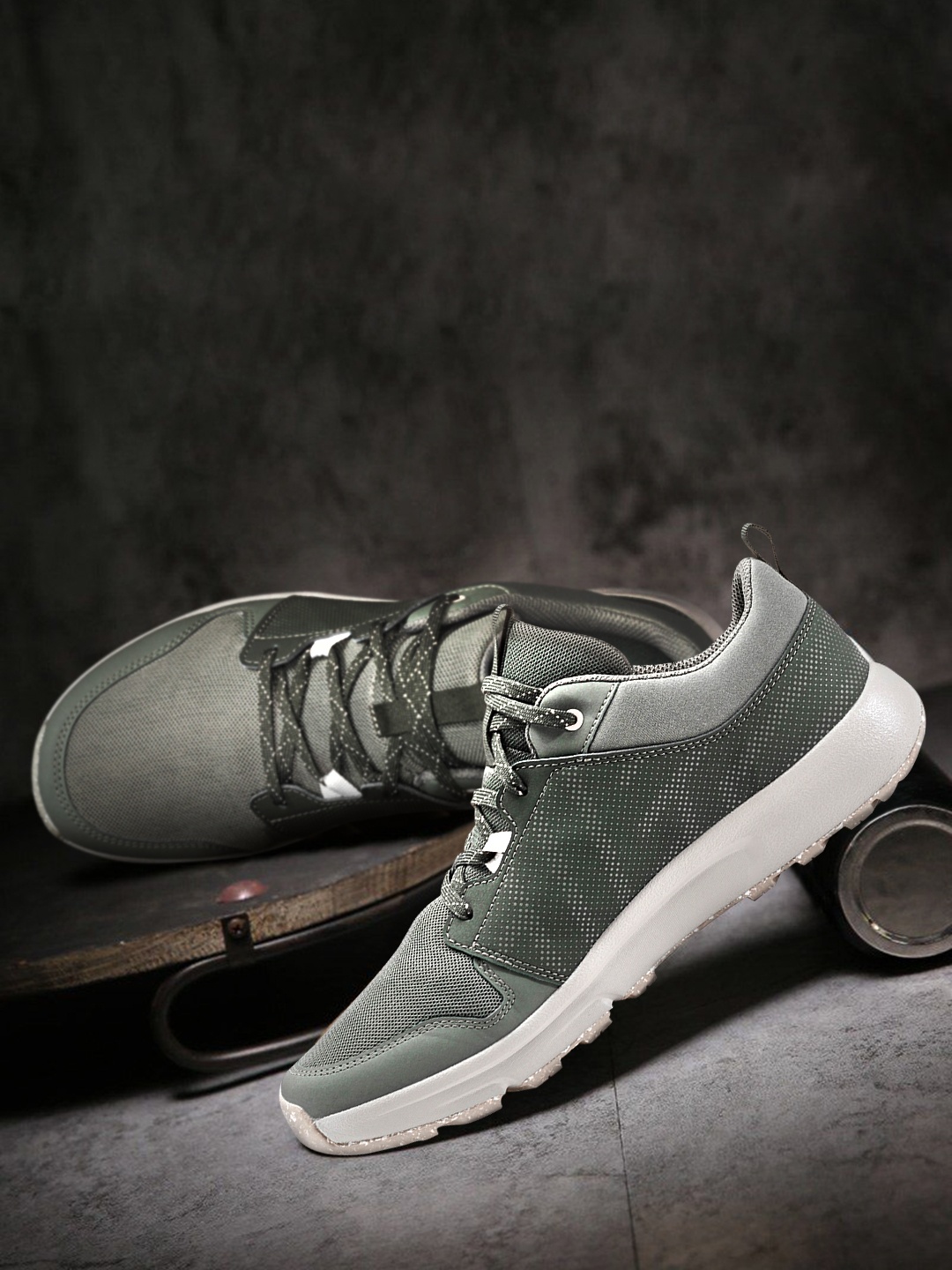 

Quechua By Decathlon Men Grey Hiking Shoes