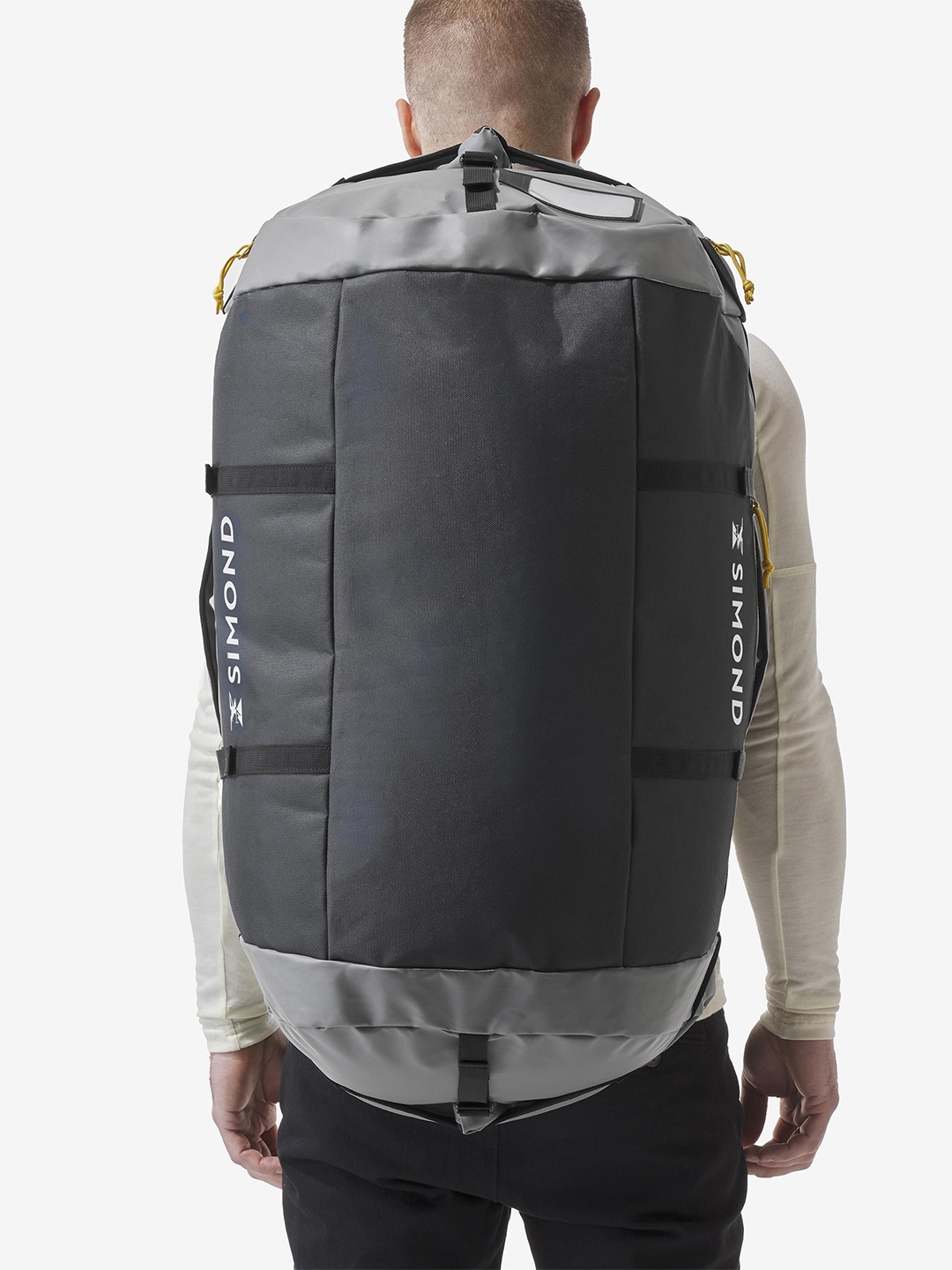 FORCLAZ By Decathlon Adult Unisex Grey Expandable 80-120L Travel Duffle Bag