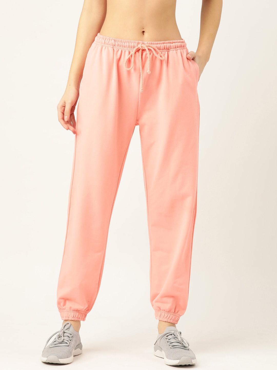 

Laabha Women Pink Solid Joggers