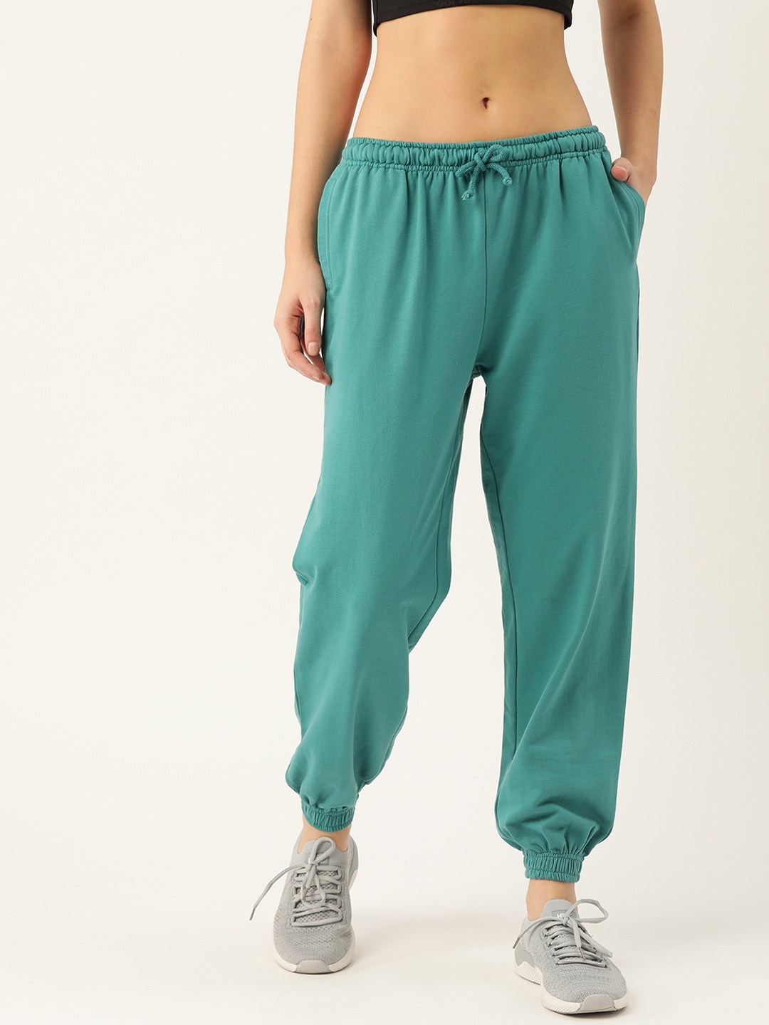 

Laabha Women Blue Solid Joggers