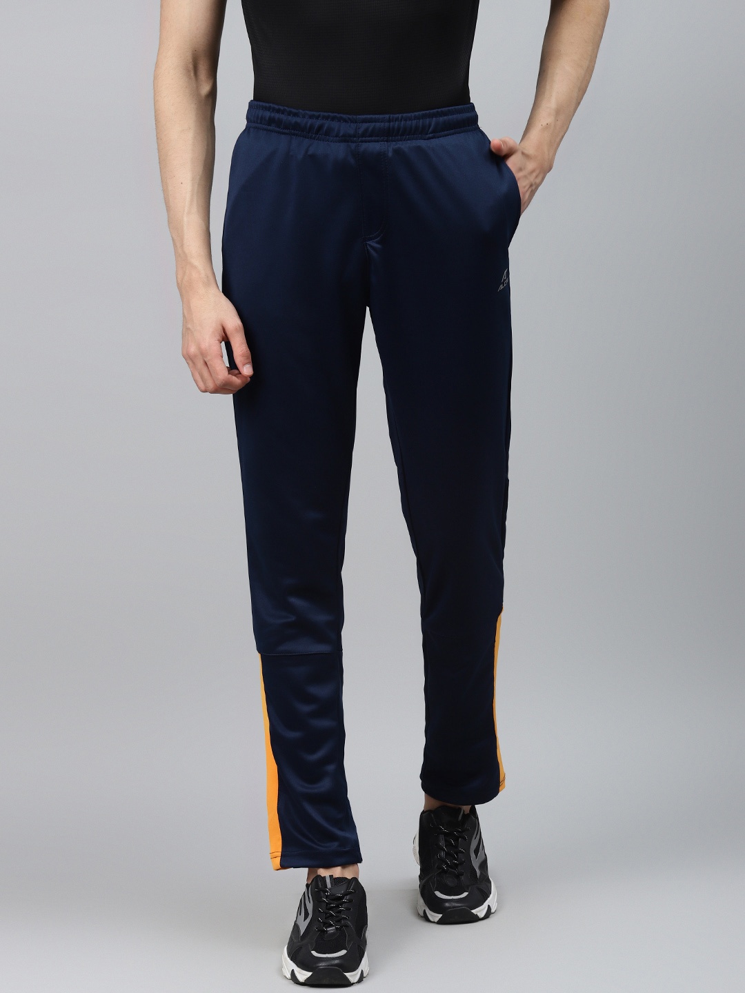 

Alcis Men Blue Solid Training Track Pants, Navy blue