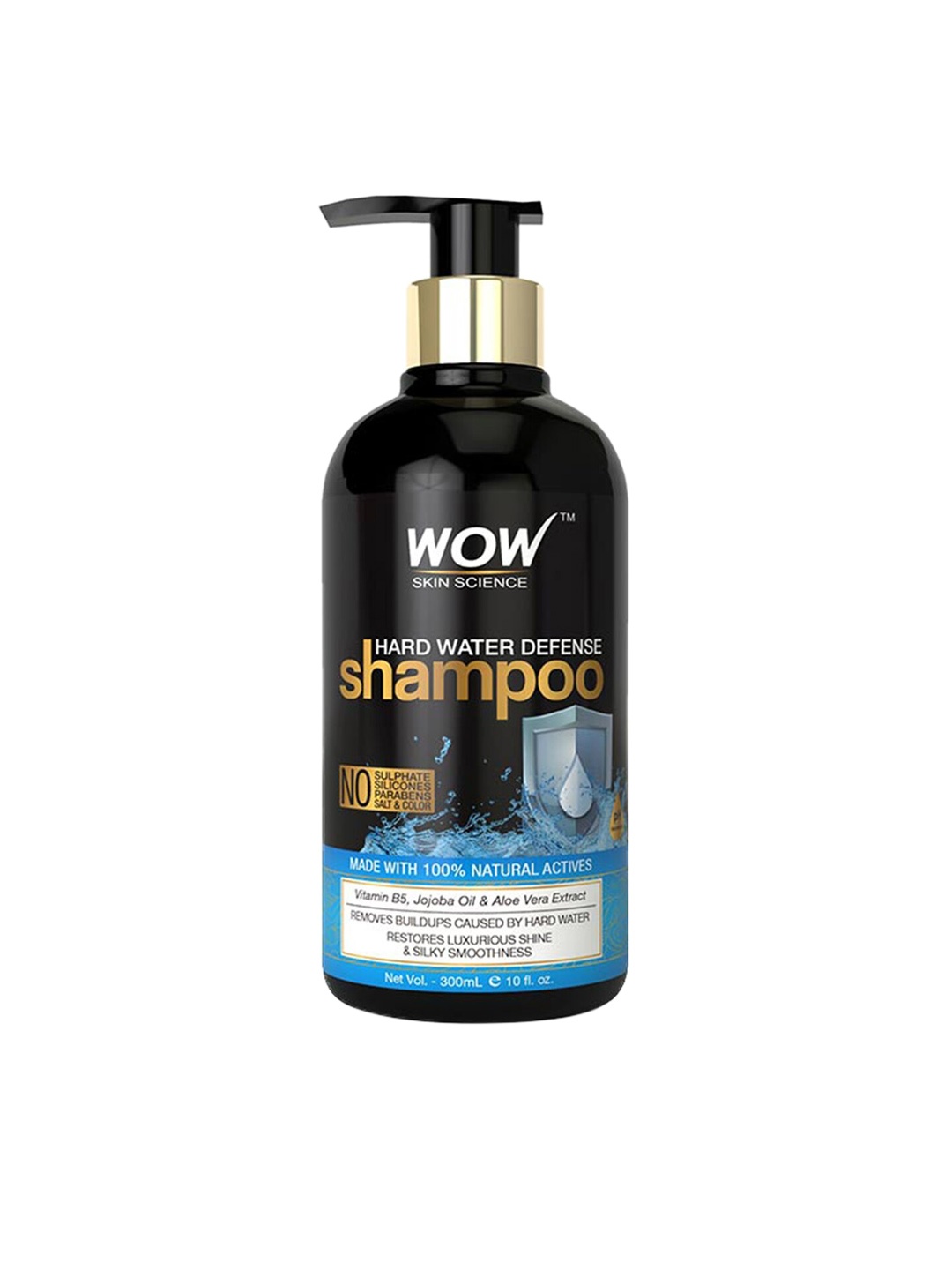 

WOW SKIN SCIENCE Hard Water Defense Shampoo - 300 ml, Black