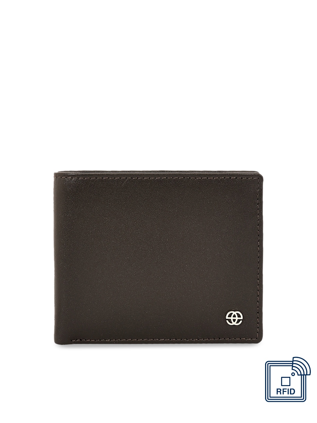 

Eske Men Brown Solid Two Fold Wallet
