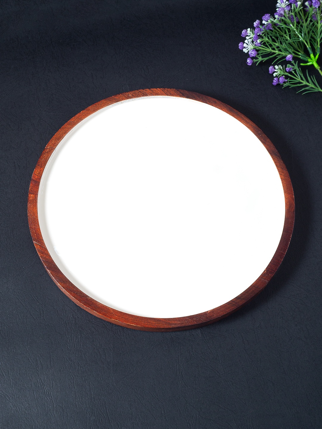 

Golden Peacock Unisex Brown Handmade & Handcrafted Wooden Serving Tray