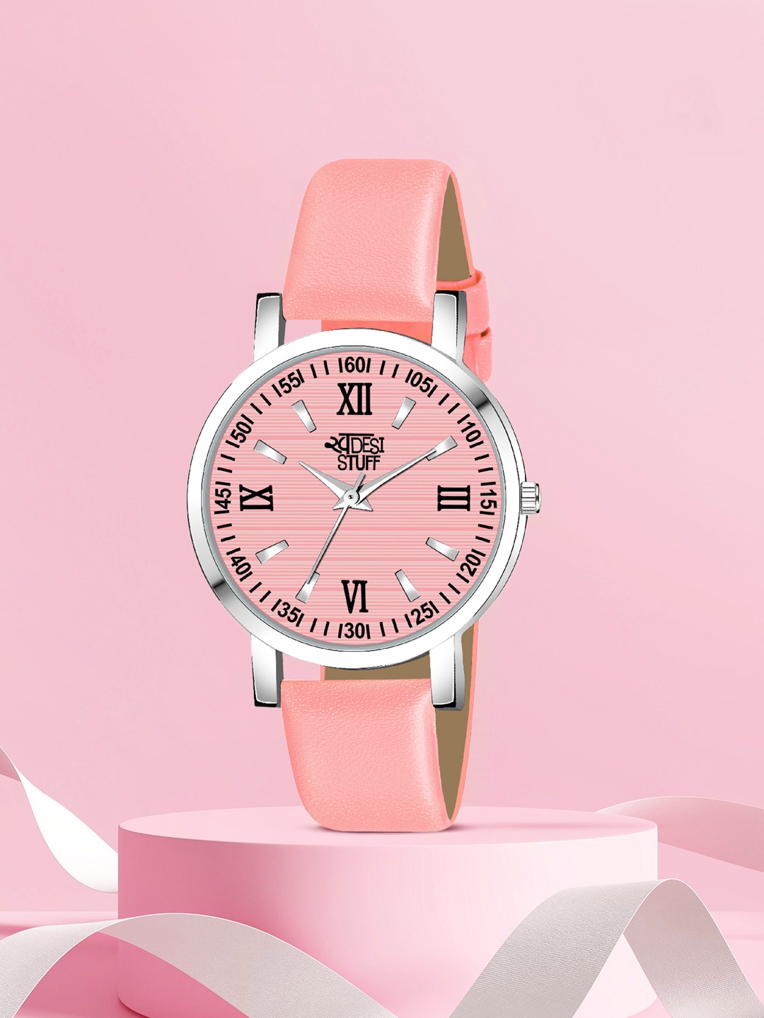 

SWADESI STUFF Girls Pink Analogue Watch