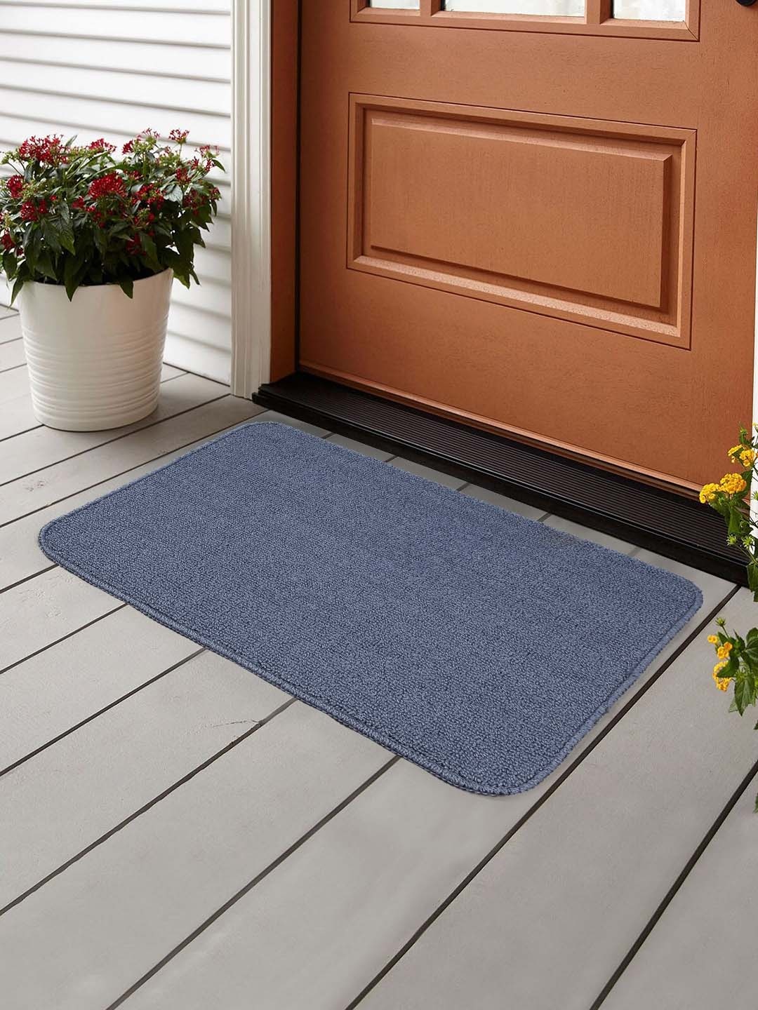 

Saral Home Turquoise Blue Solid Anti-Skid Polypropylene Bathmat