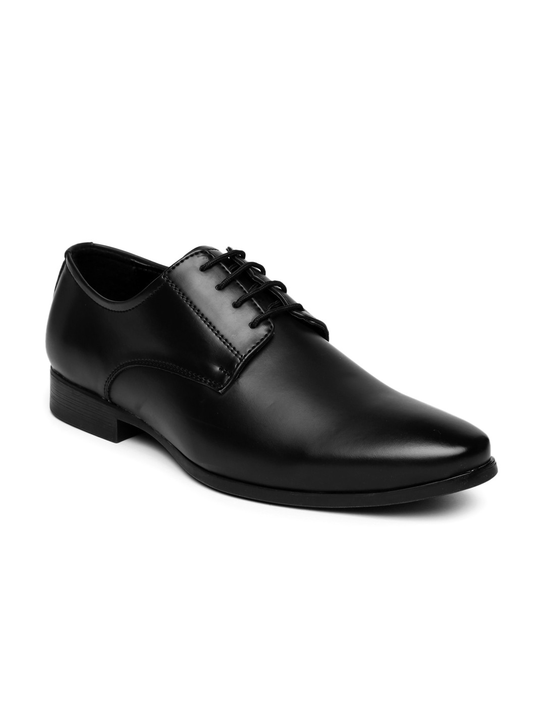 

San Frissco Men Black Derby Shoes