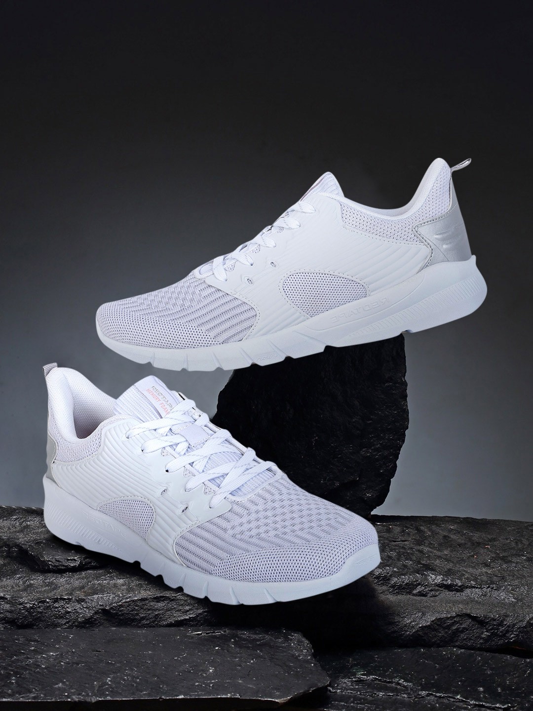 

Red Tape Women White Mesh Walking Shoes