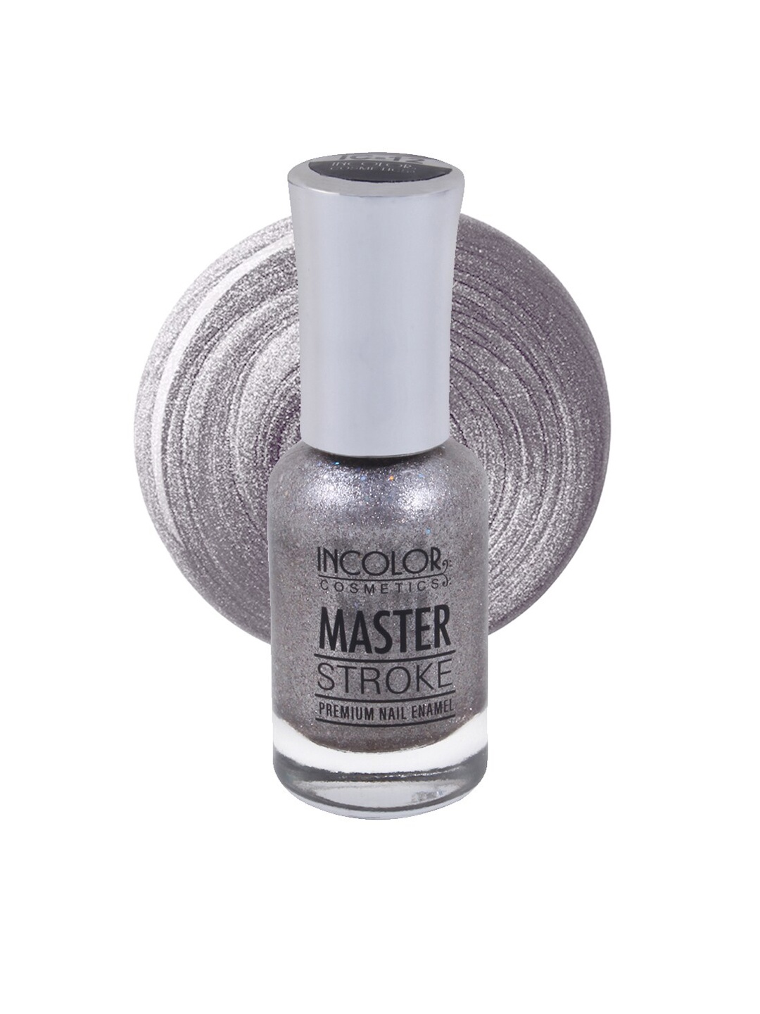 

INCOLOR Master Stroke Premium Vegan Nail Enamel - 12, Grey