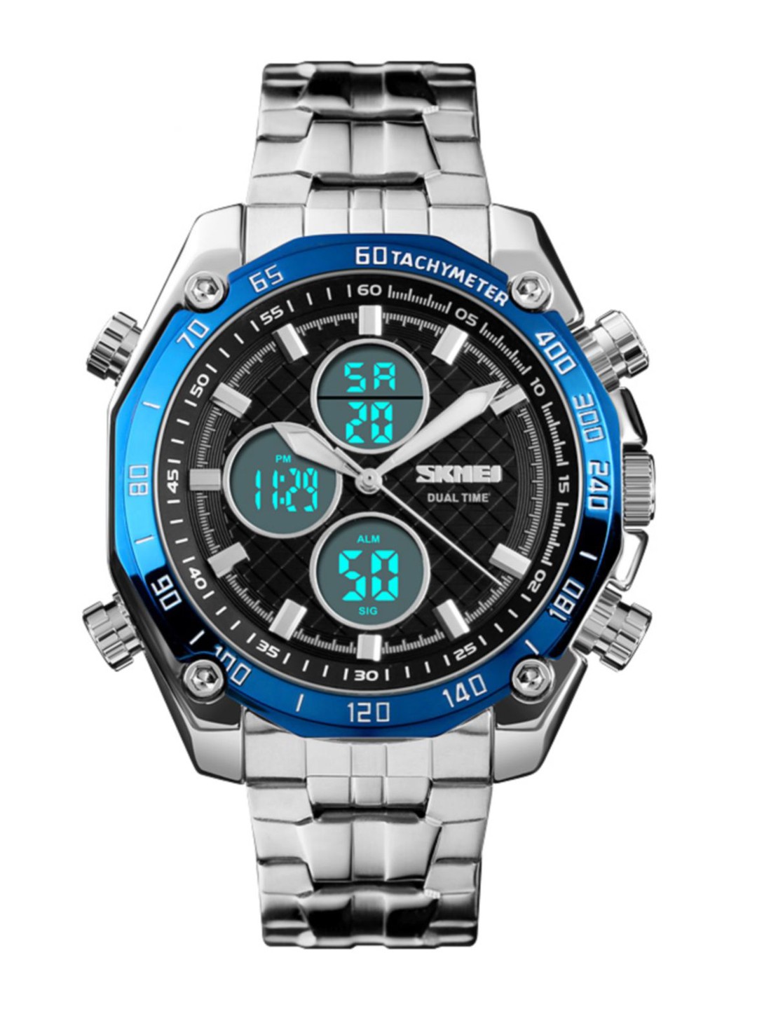 

Skmei Men Black Analogue and Digital Watch 1302