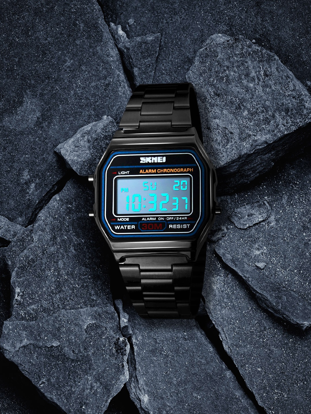 

Skmei Men Grey Digital Watch 1123
