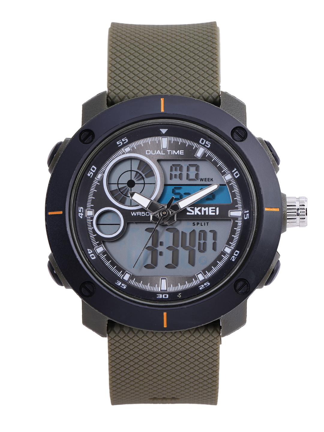 

Skmei Men Black Analogue and Digital Watch 1361