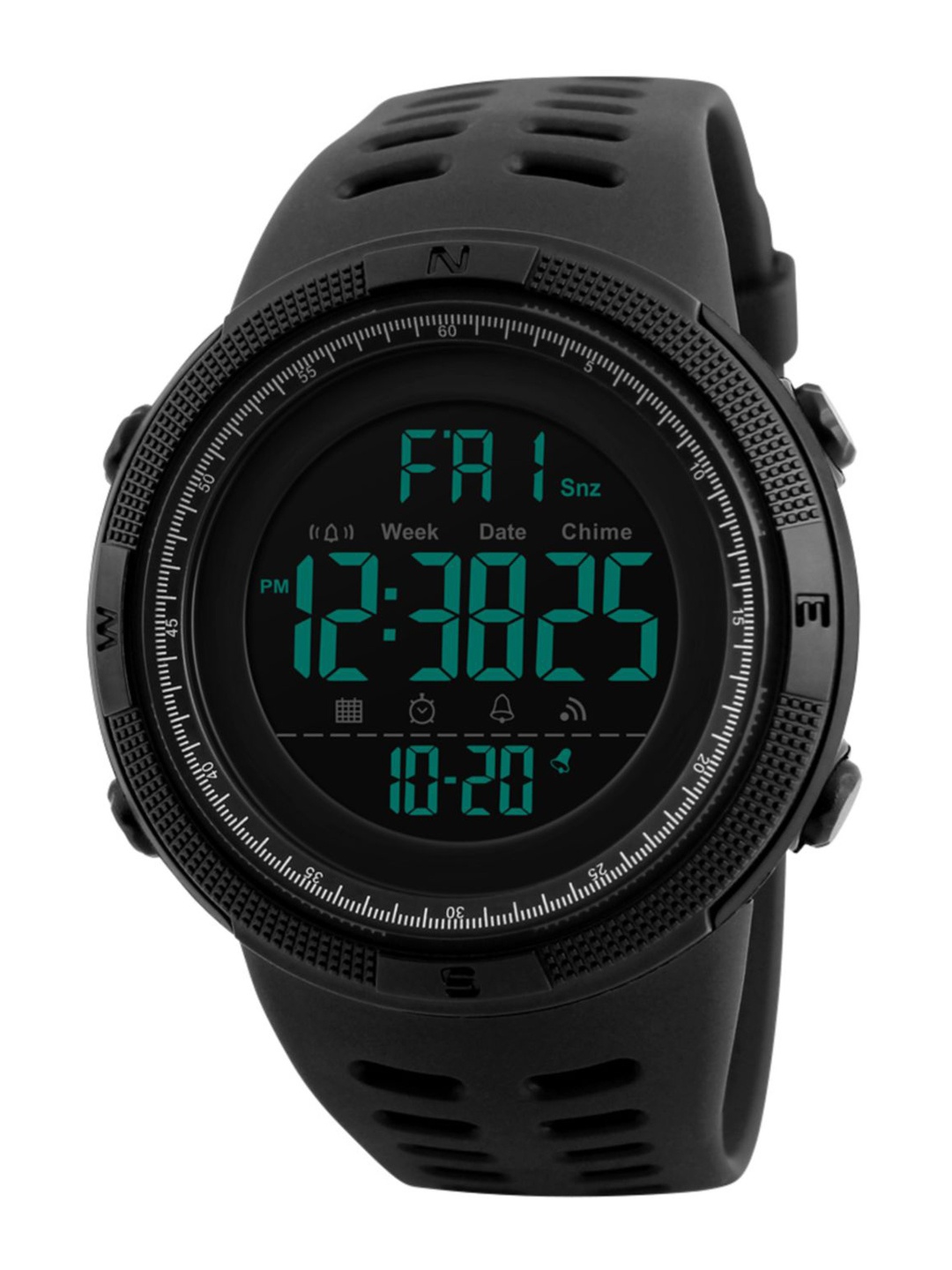 

Skmei Men Black Digital Watch 1251