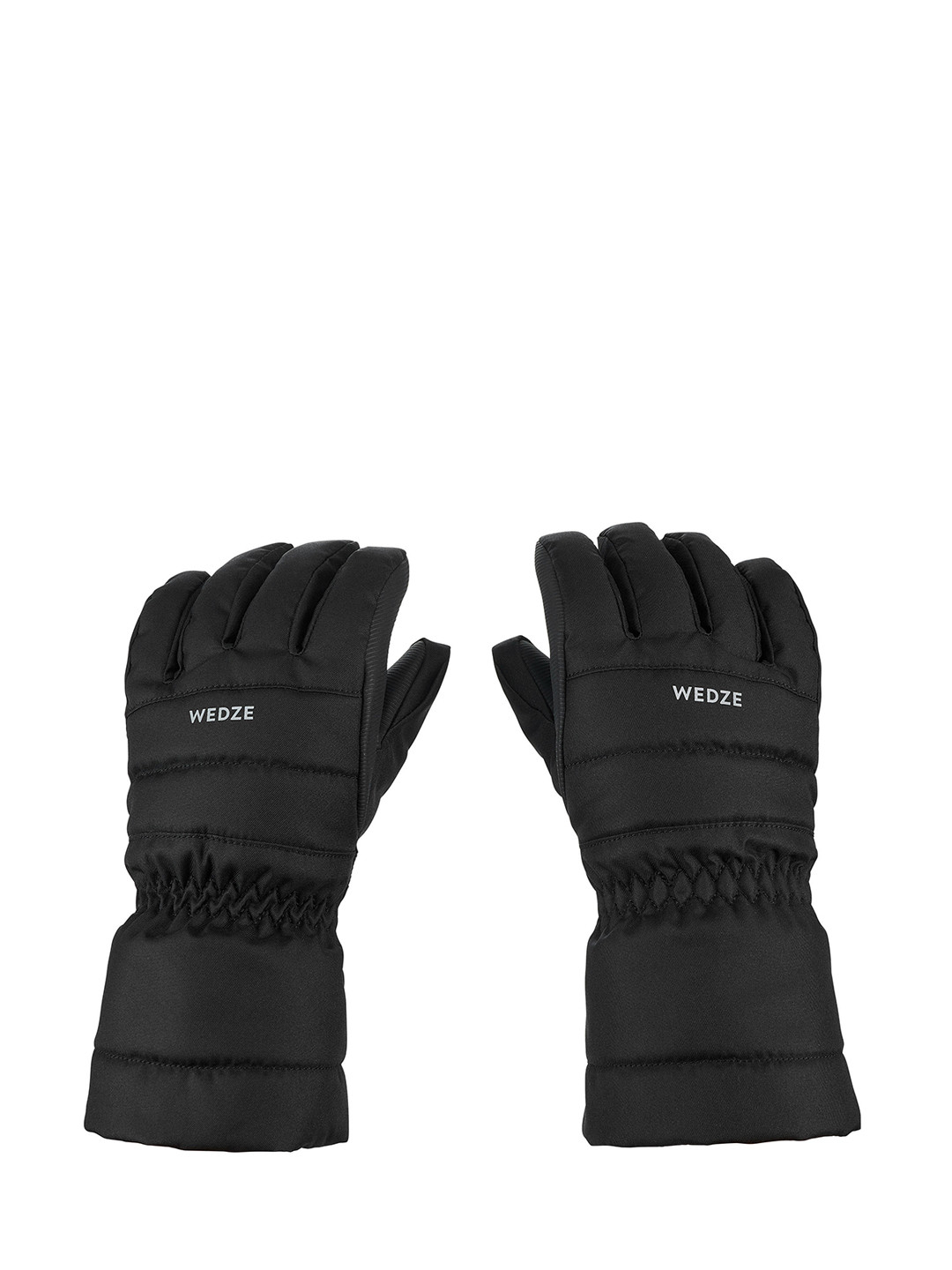 

WEDZE By Decathlon Kids Unisex Black Waterproof & Snowproof Winter Skiing Gloves