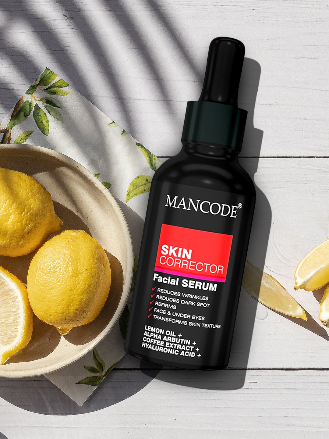 

MANCODE Skin Corrector Facial Serum 50 ml, Black