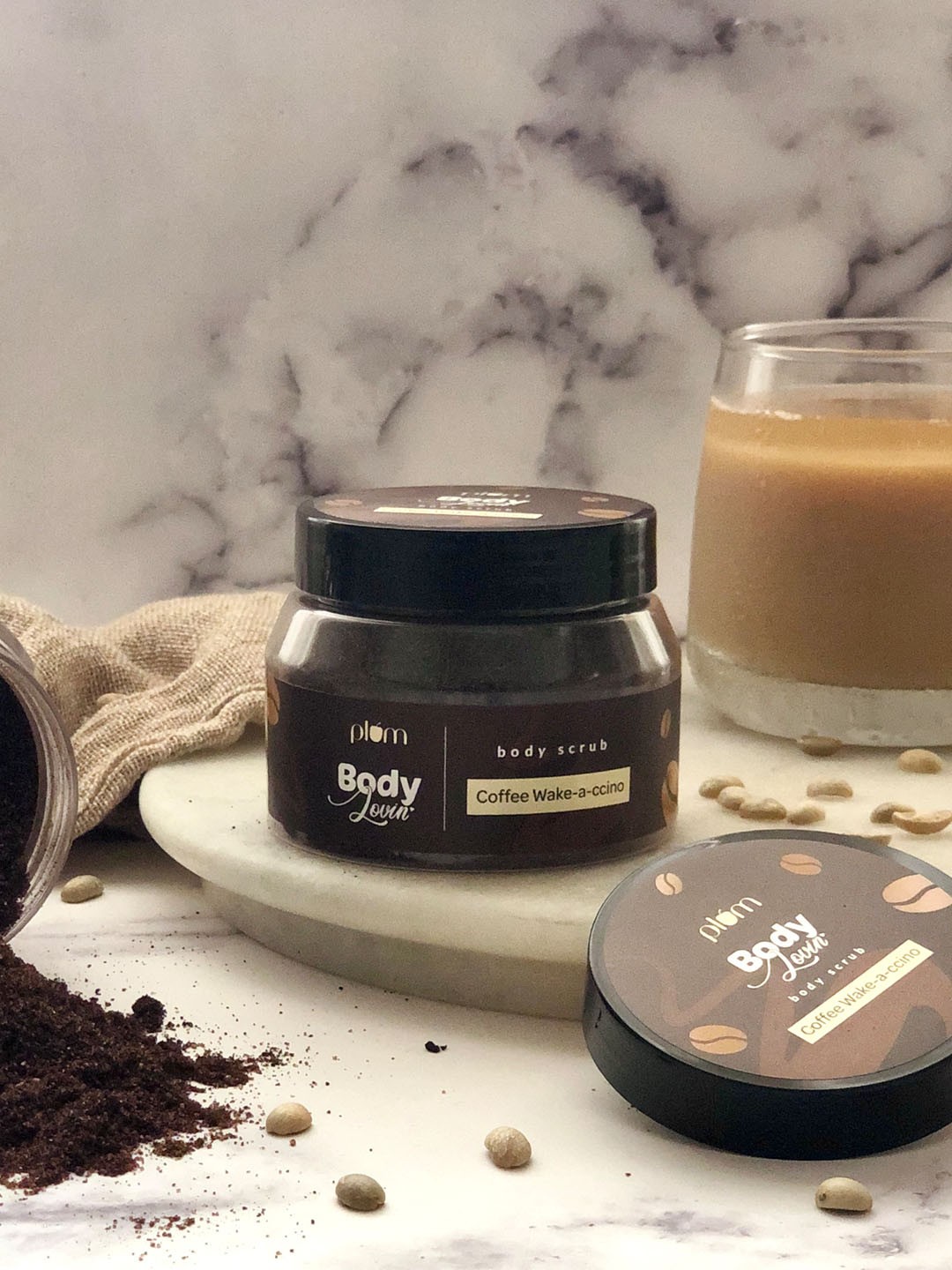 

Plum BodyLovin' Coffee Wake-a-ccino Body Scrub 100 g, Brown