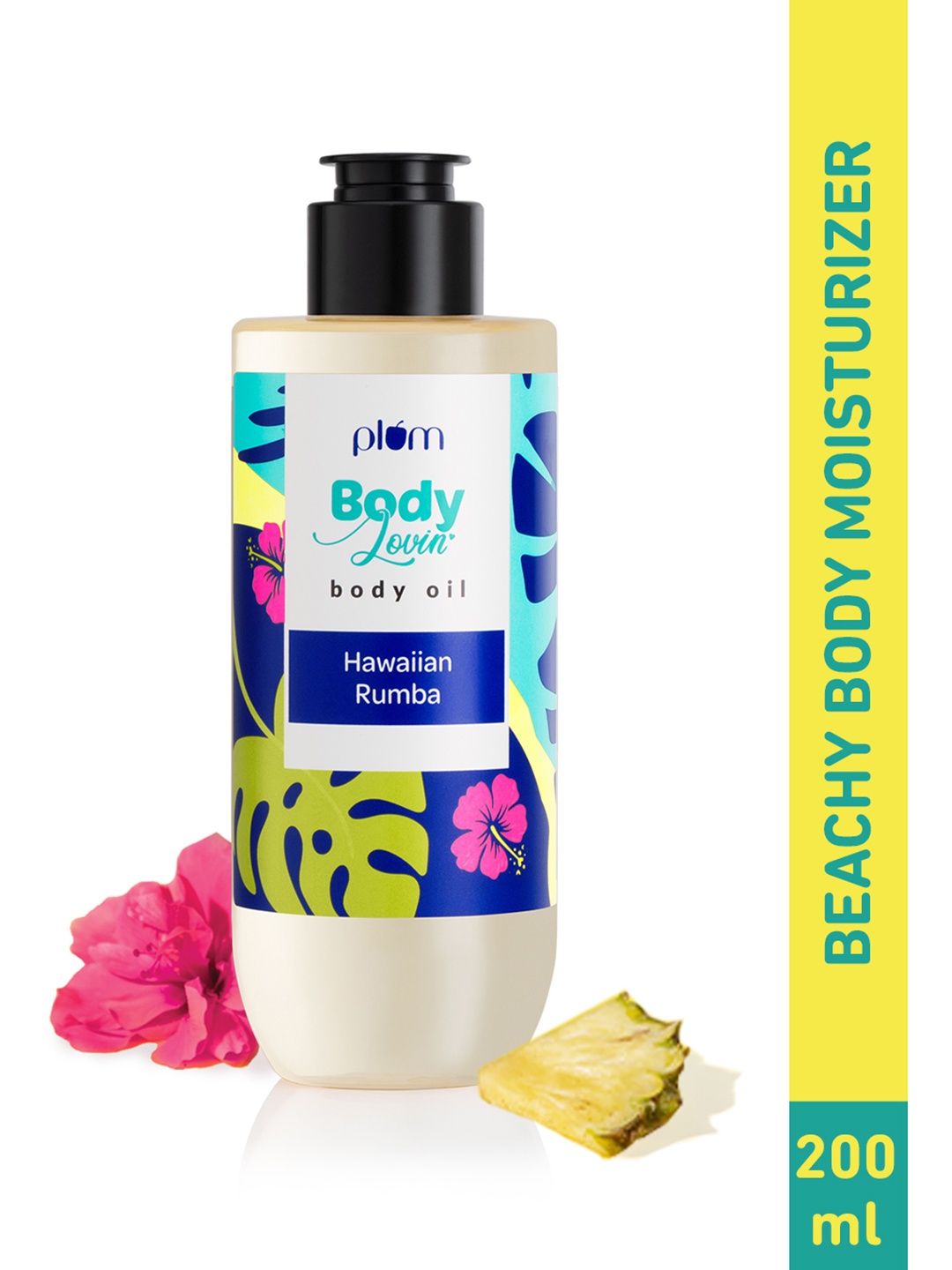 

Plum BodyLovin' Hawaiian Rumba Body Oil - Oil Formula & Intense Moisture - 200 ml, Blue