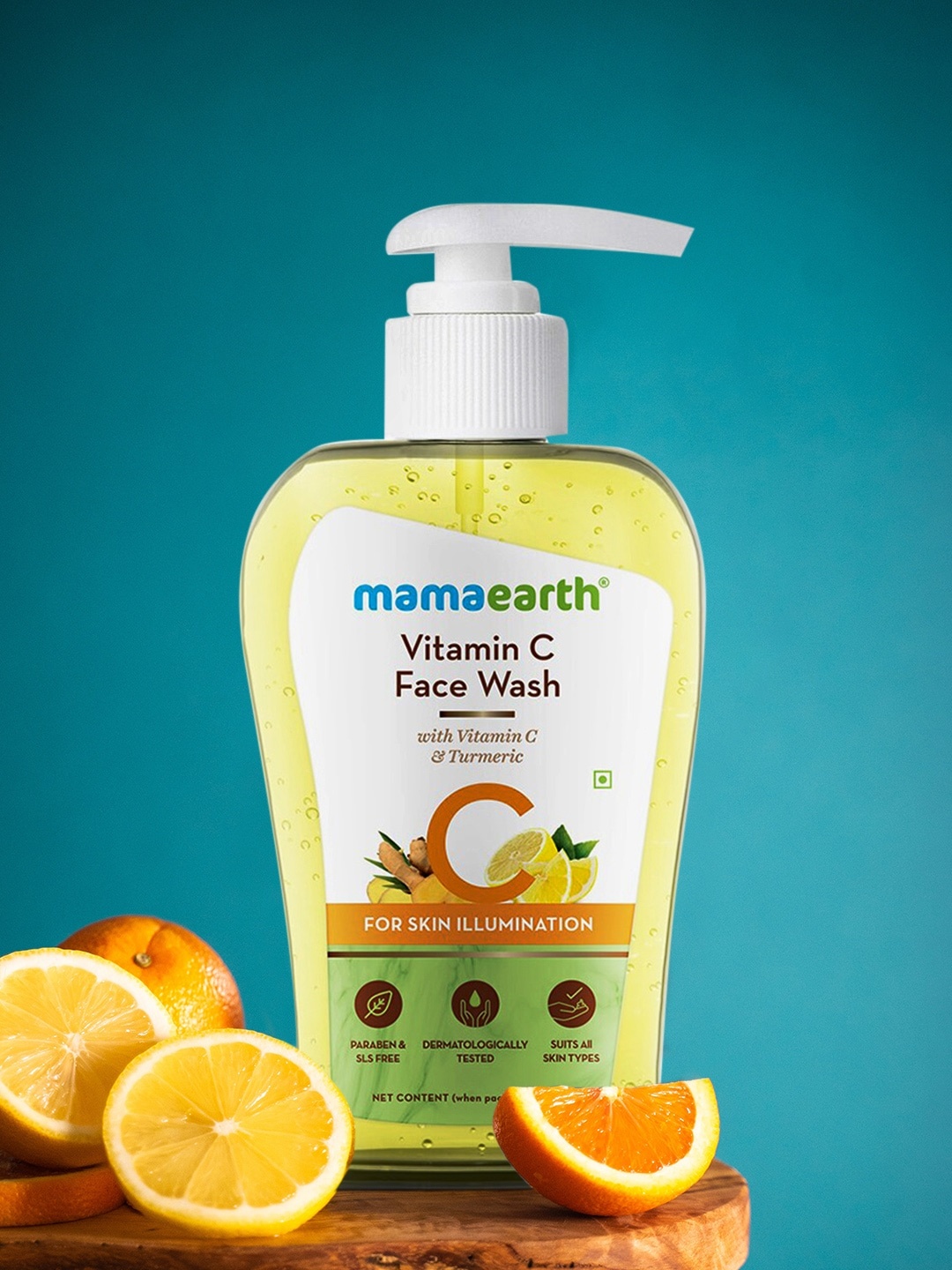 

Mamaearth Vitamin C Oil Free Face Wash For Acne-Prone Dry & Oily Skin - 250ml, Yellow