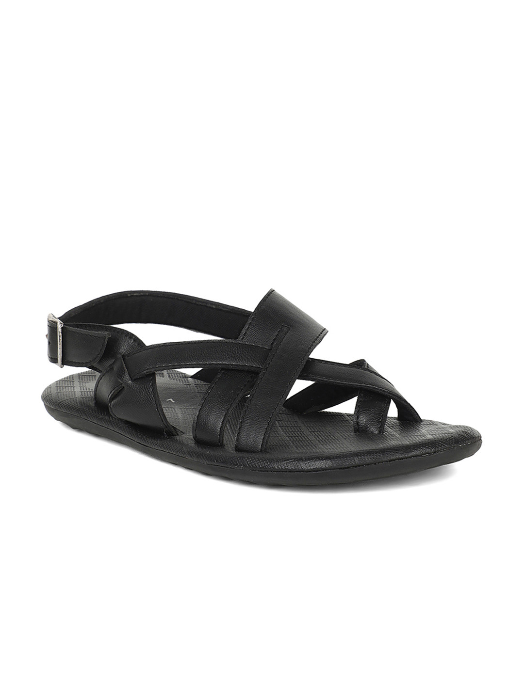 

Khadims Men Black Sandals