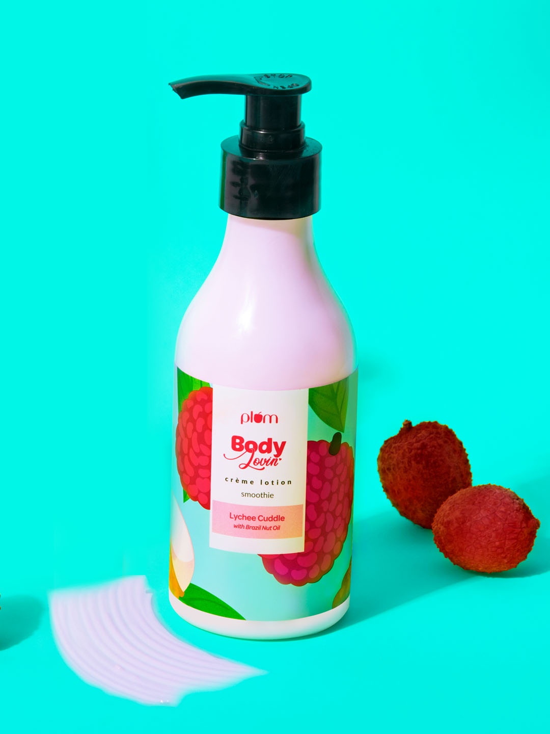 

Plum BodyLovin Lychee Cuddle Smoothie Creme Body Lotion with Glycerin 240ml, Red