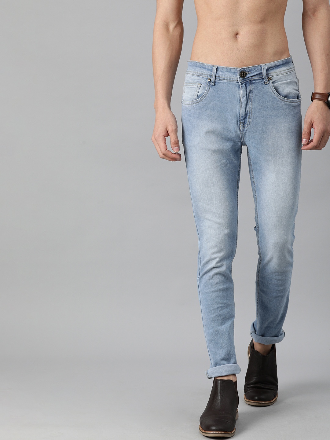 

Roadster Men Blue Skinny Fit Light Fade Stretchable Jeans