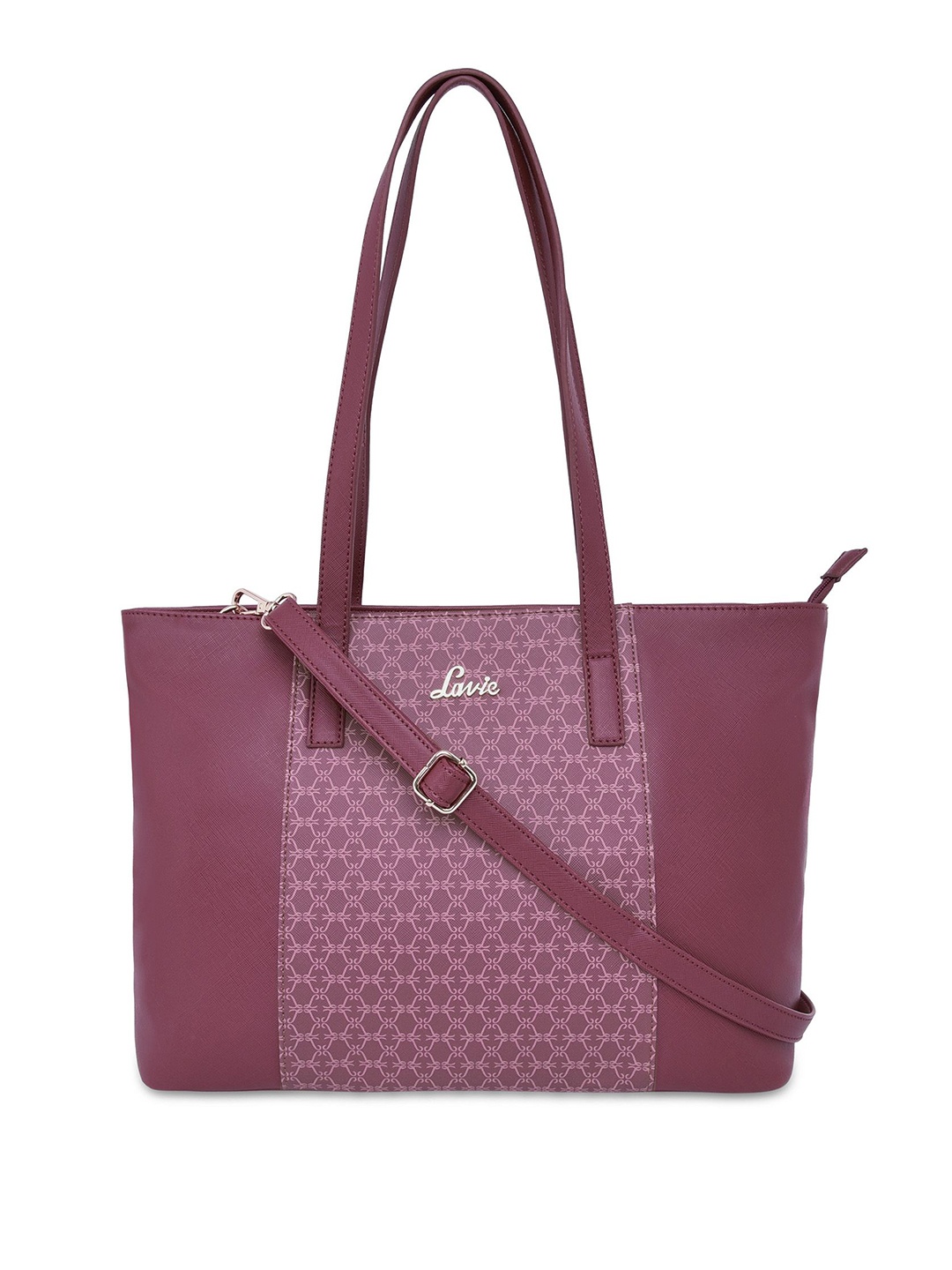 

Lavie Maroon Printed Shoulder Bag