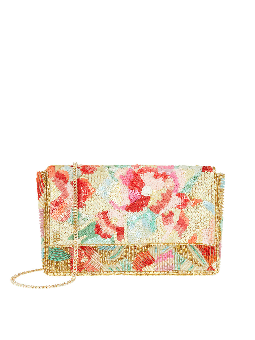 

Accessorize Multicoloured Embellished Clutch, Multi