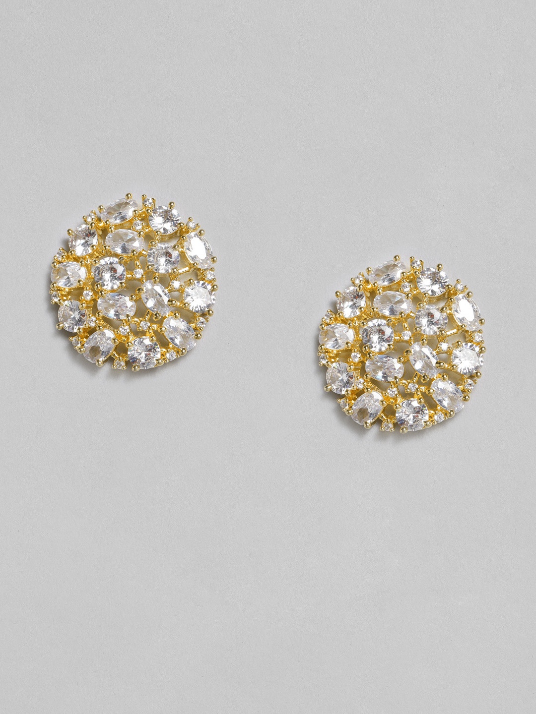 

justpeachy Gold-Toned Geometric Studs