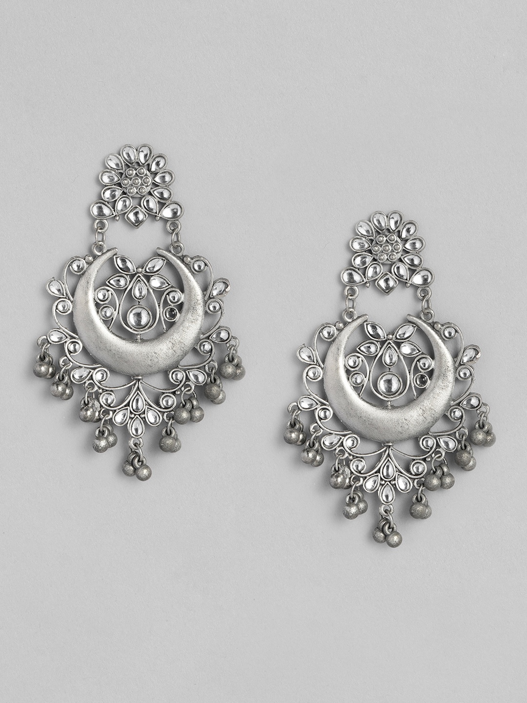 

justpeachy Silver Plated Contemporary Drop Earrings