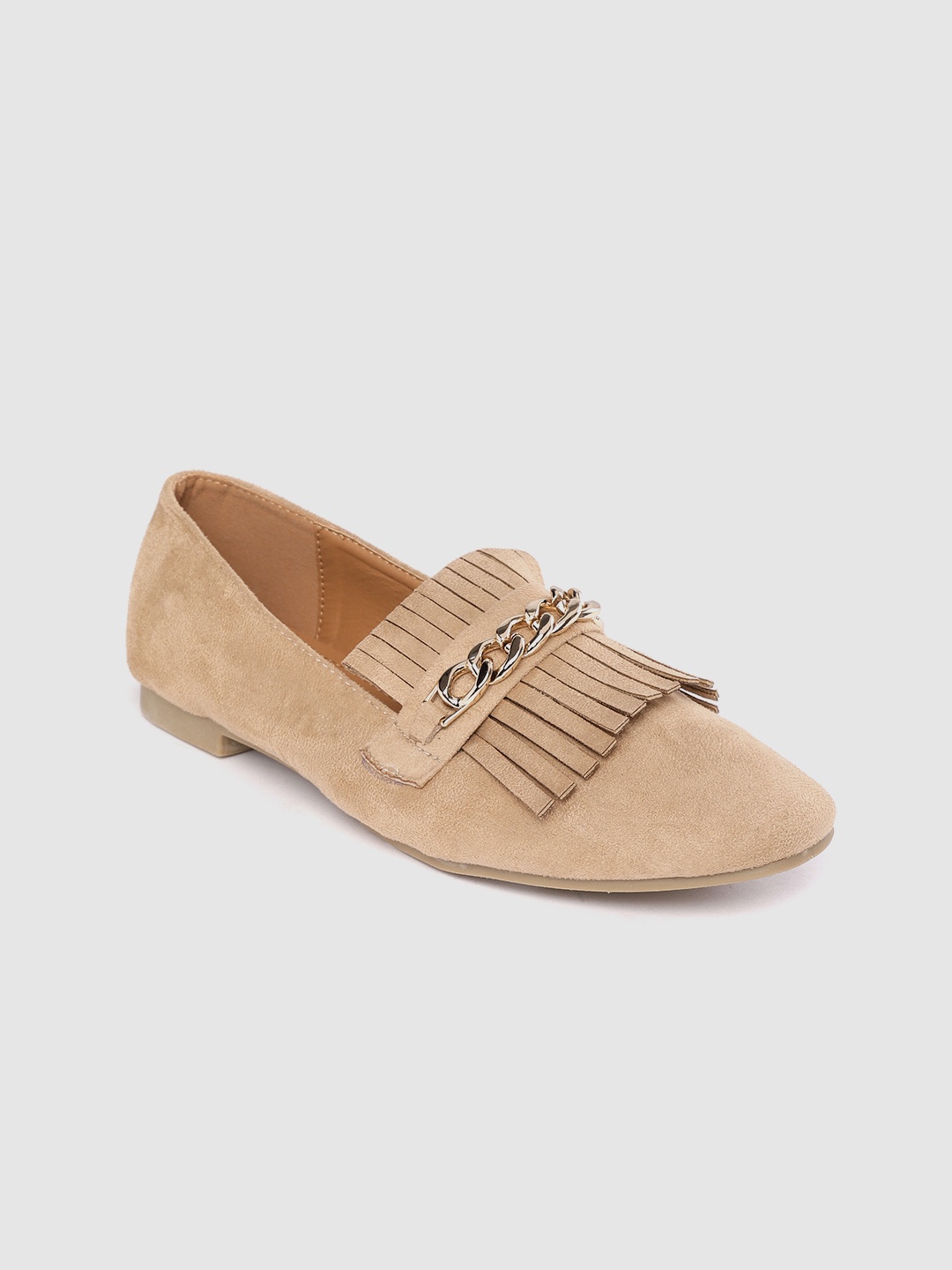 

Lavie Women Mustard Slip-On Sneakers