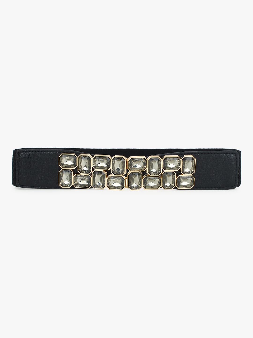 

Mali Fionna Women Black Embellished Cinched Waist Belt