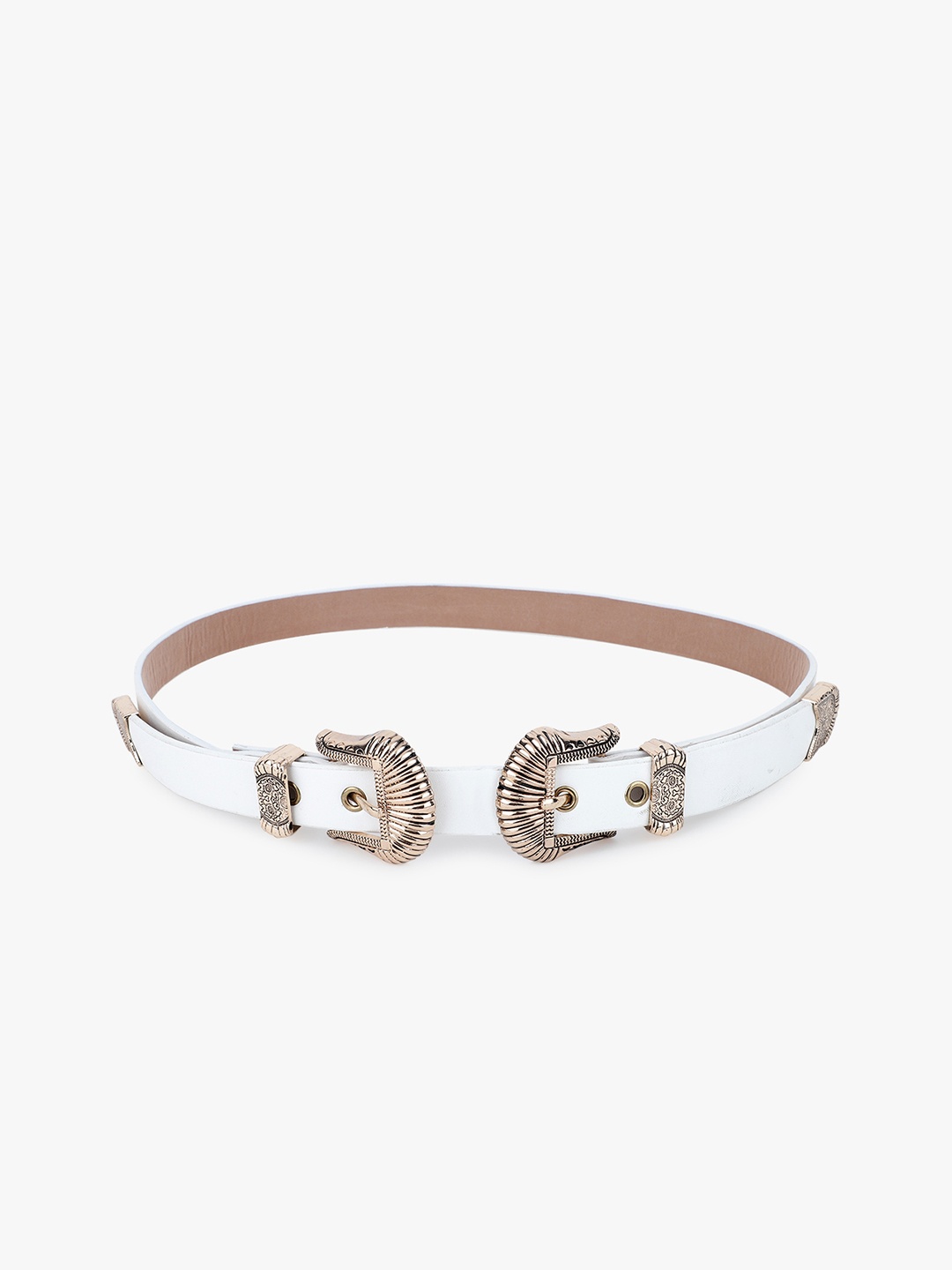 

Mali Fionna Women White Solid Belt