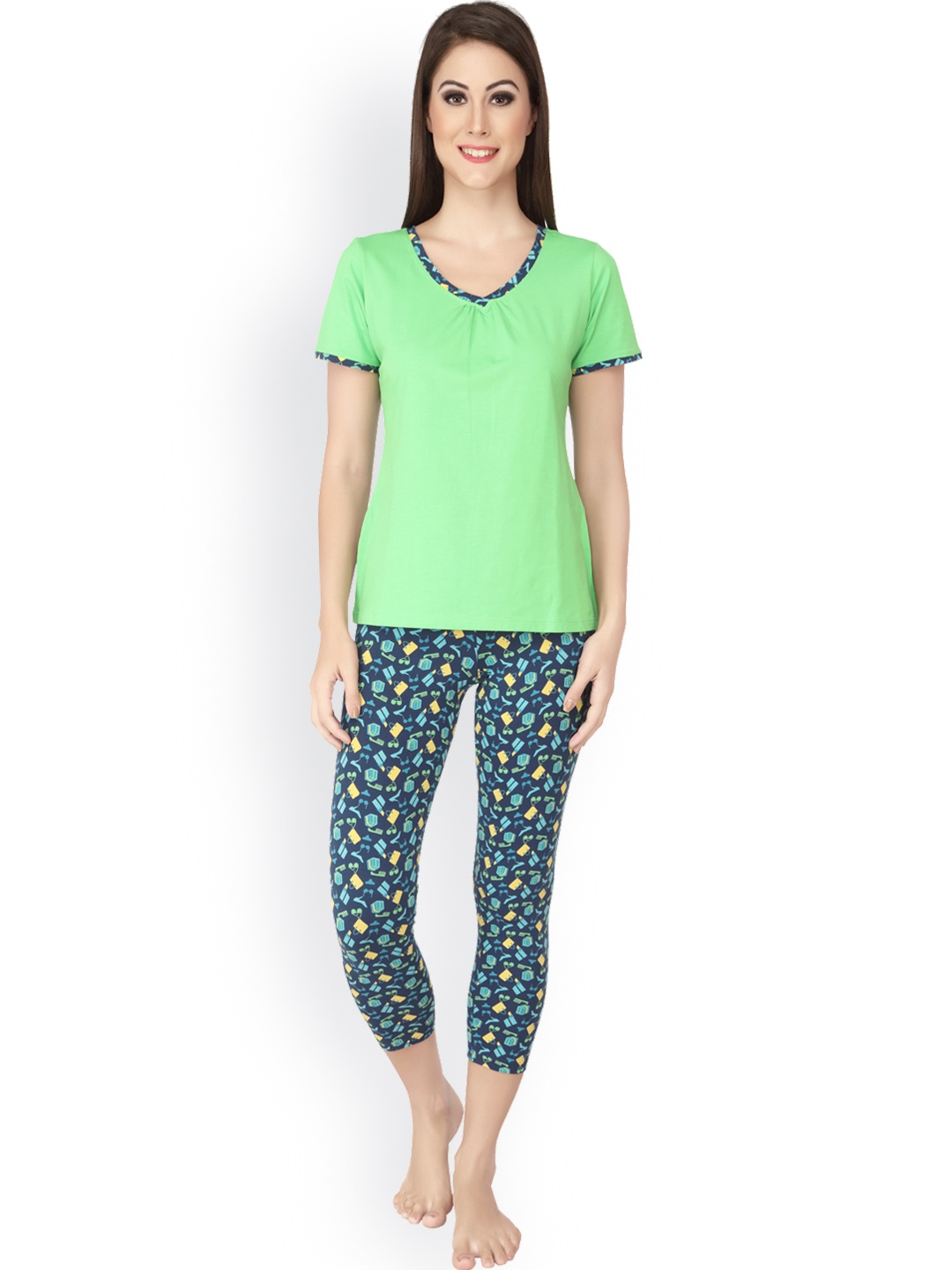 

Soie Green & Navy Lounge Set NT-28ACCESSORIES-1S