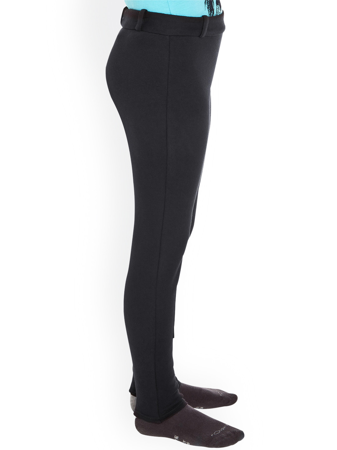 

FOUGANZA By Decathlon Kids Black Skinny Fit Solid Regular Trousers