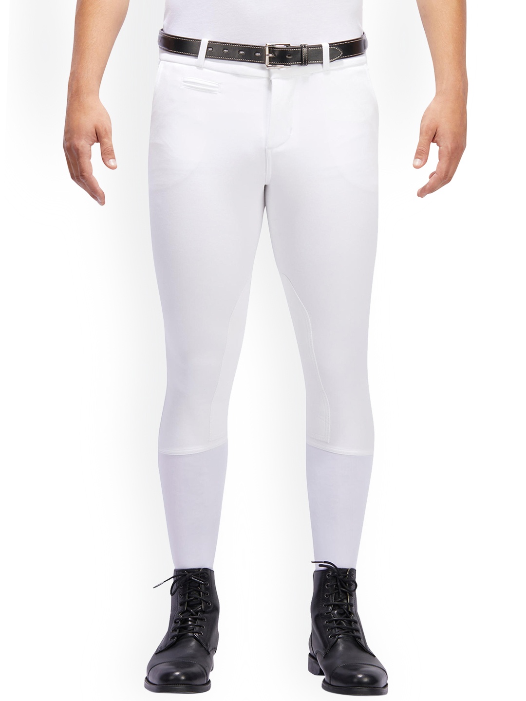 

FOUGANZA By Decathlon Men White Regular Fit Solid Regular Trousers