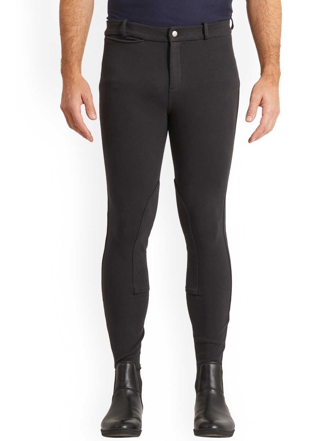 

FOUGANZA By Decathlon Men Black Horse Riding Jodhpur Pants