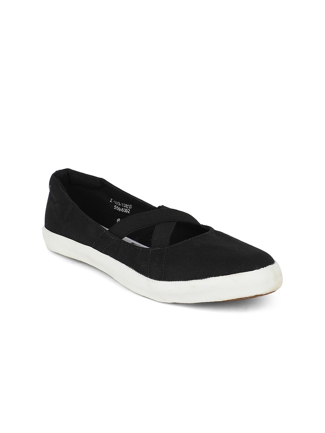 

Bata Women Black Solid Ballerinas