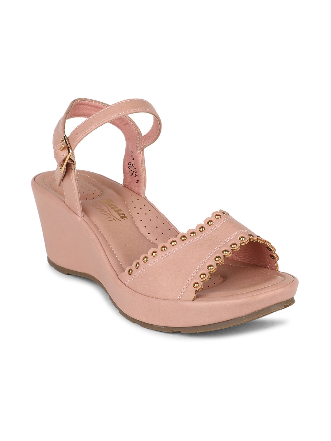 

Bata Women Pink Embellished Sandals