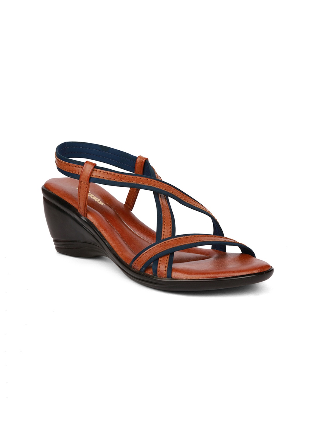 

Bata Women Brown Solid Sandals
